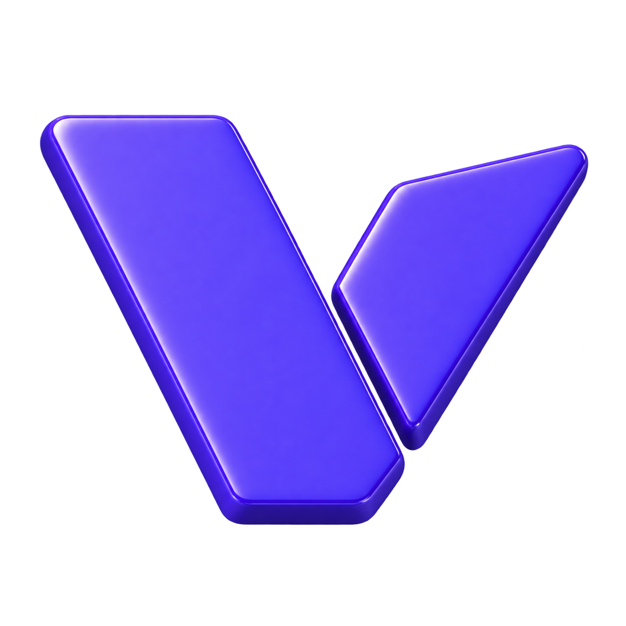 Vozzali’s royal-purple V brand mark